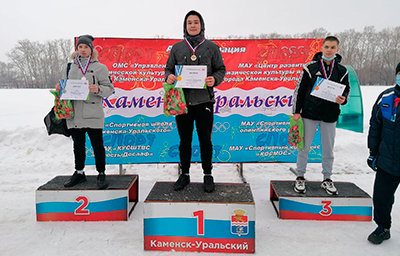 Студенты КУАТ — Победители Муниципального этапа Всероссийских массовых соревнований по конькобежному спорту «Лед надежды нашей — 2021