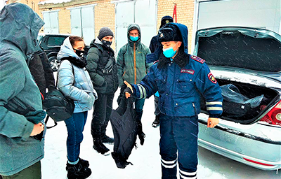 Студенты Каменск-Уральского агропромышленного техникума – участники экскурсии в ГИБДД!