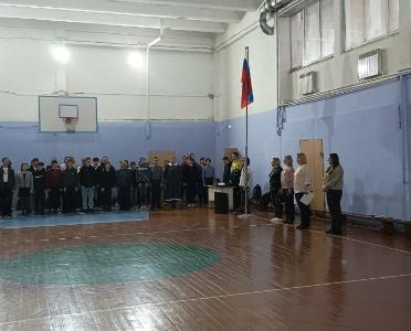 Церемония поднятия Государственного флага Российской федерации
